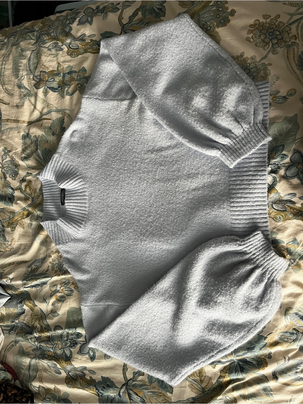 wild fable Light Gray Cowl Sweater